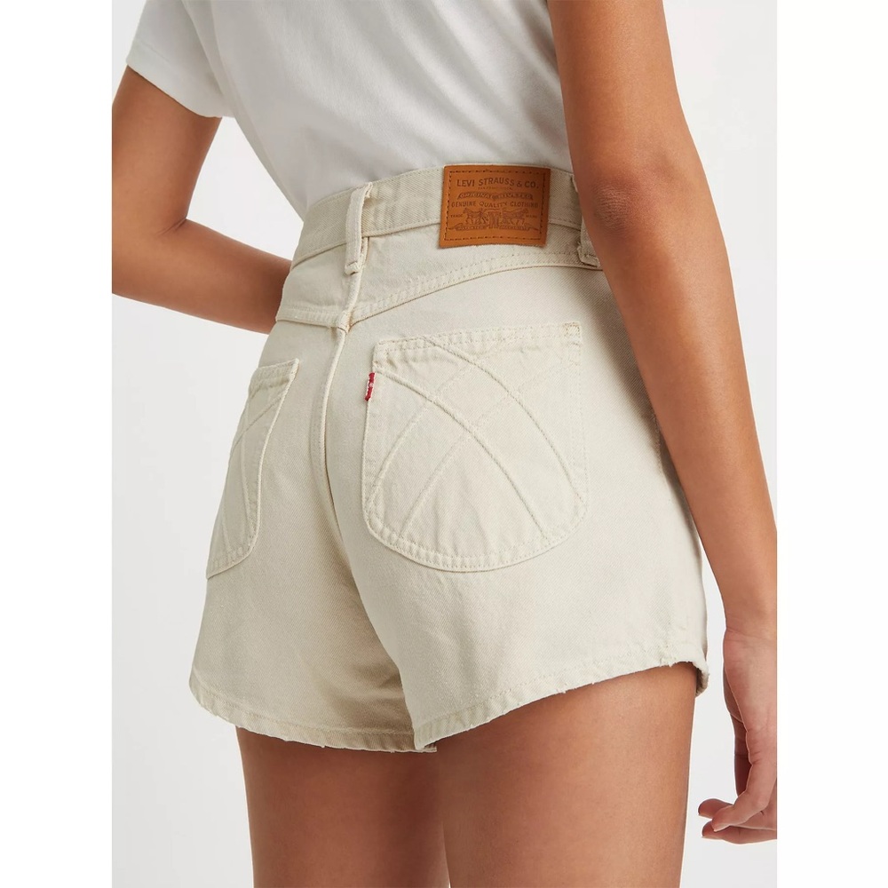 80’s Mom Shorts - Hi Rise Tan